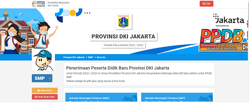 Jadwal dan Syarat Pendaftaran PPDB SMP DKI Jakarta Tahun 2022/2023
